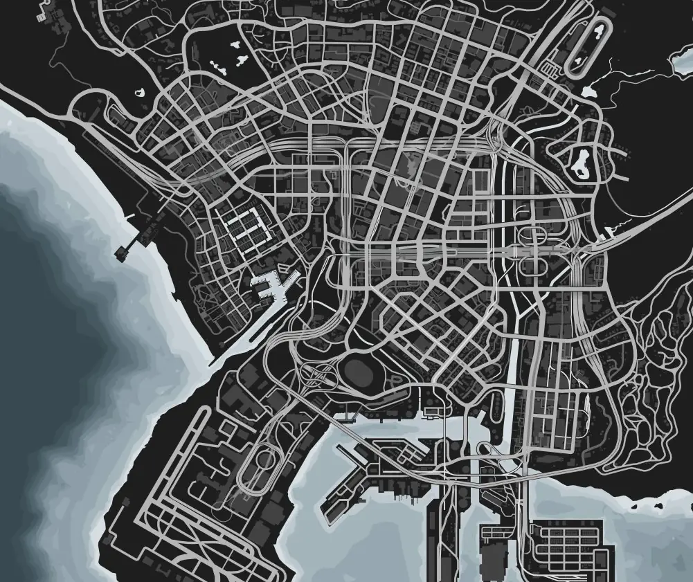 Map of Los Santos